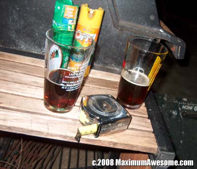 Alcohol and power tools