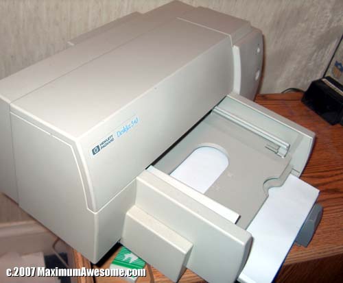 HP 540 Hewlett Packard injet printer