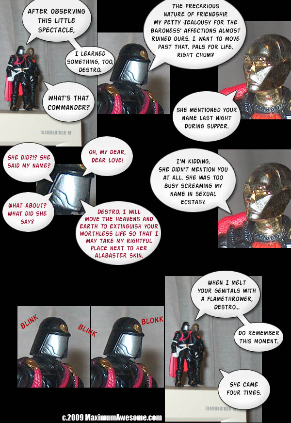 cobra commander, destro cobra commander, destro