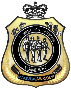 Flame War Badge
