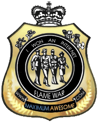 Flame War Badge