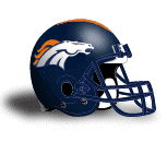 Denver Broncos helmet