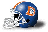 Denver Broncos helmet