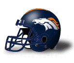 Denver Broncos helmet