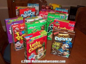 A cereal banquet for Cereal Awareness Month