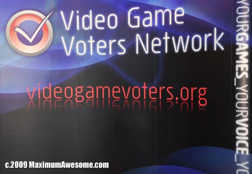Video game voters network. Further proof that the voting age should be raised to 35. Yeah, we really need a bunch of immature fanboys going out to vote because some dumb politician digs Halo and thinks casual gaming is super weak.