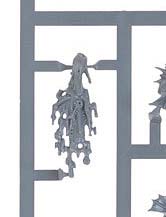 Plastic river troll vomit/puke on a sprue by Games Workshop for their Warhammer line.