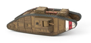 A painted Trenchworx British Mk V. This is from the Trenchworx website. I didn't paint it, but I wish I did.